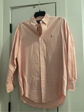Ralph Lauren Light Pink Button-Down Oxford Shirt